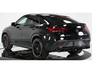AMG GLE63 Coupe Diffuser and Tailpipe package in Night Package Black or Chrome