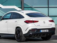 Carica l&#39;immagine nel visualizzatore di Gallery, AMG GLE63 Coupe Diffuser and Tailpipe package in Night Package Black or Chrome AMG Style