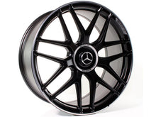 Load image into Gallery viewer, AMG Edition Alloy Wheel Centre Caps in Matt Black ONLY FOR AMG FORGED ALLOY WHEELS