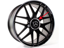 Afbeelding in Gallery-weergave laden, AMG Edition Alloy Wheel Centre Caps in Matt Black ONLY FOR AMG FORGED ALLOY WHEELS