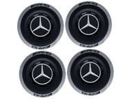 AMG Edition Alloy Wheel Centre Caps in Matt Black ONLY FOR AMG FORGED ALLOY WHEELS
