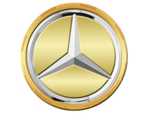 画像をギャラリービューアに読み込む, AMG Alloy Wheel Centre Caps Gold Centre Lock Design