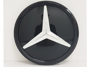 Distronic Plus Emblem Black with Chrome Star & Gloss Black Surround