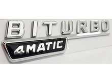 Load image into Gallery viewer, Mercedes BiTurbo 4MATIC emblem badge Set NEW AMG 2016+ MODELS