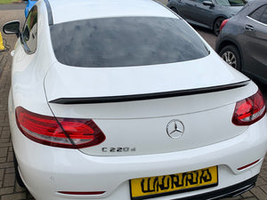 AMG C63 S Edition 1 Coupe Trunk Spoiler Gloss Black