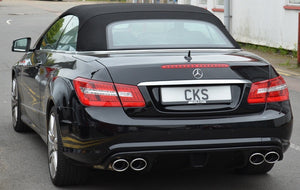 CKS W207 E Class Coupe Cabriolet Sport Exhaust with 4 x AMG Style Oval tailpipes