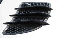 Mercedes R171 SLK Gloss Black Bonnet fins Set