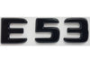 E53 boot trunk badge Gloss Black