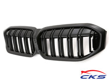 Indlæs billede til gallerivisning BMW 3 Series G20 G21 Twin Bar M Style Grill Grilles Gloss Black LCI from July 2022