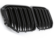 Carica l&#39;immagine nel visualizzatore di Gallery, BMW X7 G07 Kidney Grilles Grill Gloss Black Twin Bar M Sport