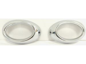 W164 ML Oval Chrome fog light frames Models UNTIL AUGUST 2008