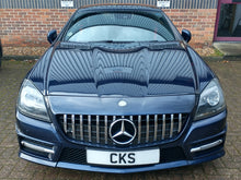 Indlæs billede til gallerivisning Mercedes SLK R172 Panamericana Grille Black with Chrome Bars