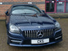 Mercedes SLK R172 Panamericana Grille Black with Chrome Bars