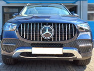 Mercedes GLE SUV Coupe W167 Panamericana Grille Chrome and Black 2020 - June 2023 Standard & Offroad Styling only