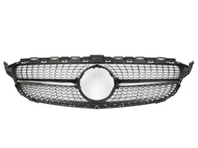 Carica l&#39;immagine nel visualizzatore di Gallery, Mercedes C Class W205 AMG C43 Diamond Style Grille Black