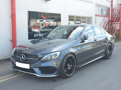 Mercedes C Class W205 AMG C43 Diamond Style Grille Black