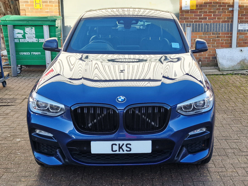 BMW X4 G02 Kidney grill Grilles Twin Bar Gloss Black M Performance from 2018