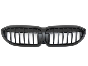 BMW 3 Series G20 G21 Kidney grill Grilles Gloss Black Single Bar Design