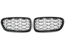 Afbeelding in Gallery-weergave laden, BMW 5 Series F10 F11 Saloon Touring Silver Diamond Kidney Grill Grilles