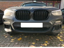 Afbeelding in Gallery-weergave laden, BMW X3 G01 Kidney grill Grilles Twin Bar Gloss Black M Performance from 2018