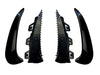 GLA Rear Bumper Spoiler Flics Canards GLA H247