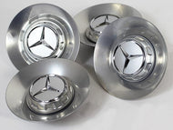 Mercedes Alloy Wheel Centre Caps in Silver ONLY FOR AMG FORGED ALLOY WHEELS