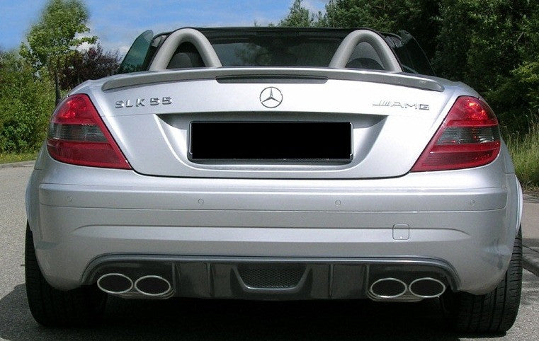 R171 SLK RS Rear Diffuser for SLK55 & AMG Styled rear bumper