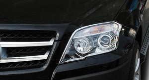 X204 GLK Chrome Headlamp surrounds pair to 06/2012