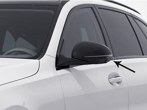 W206 S206 C Class Saloon Sedan Estate Wagon Night Package Black Mirror Covers Set OEM Mercedes
