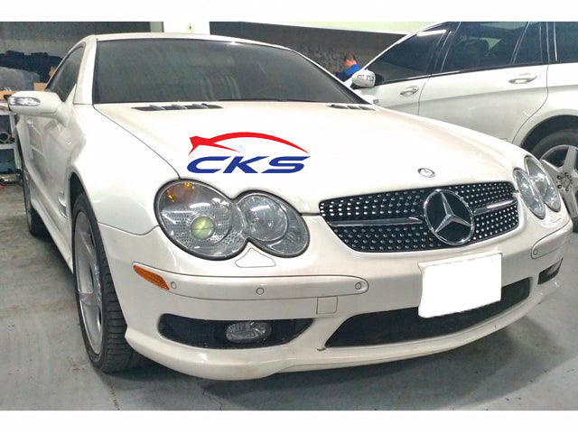 mercedes sl r230 diamond grill sl500 sl55 sl350