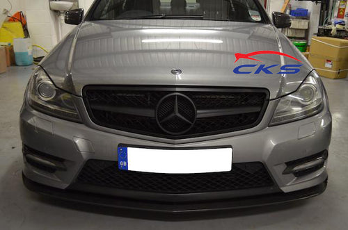 mercedes c class w204 grill black amg style c63